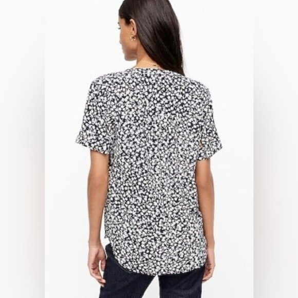 J. Crew Crepe Floral Shirt - Picture 3 of 3